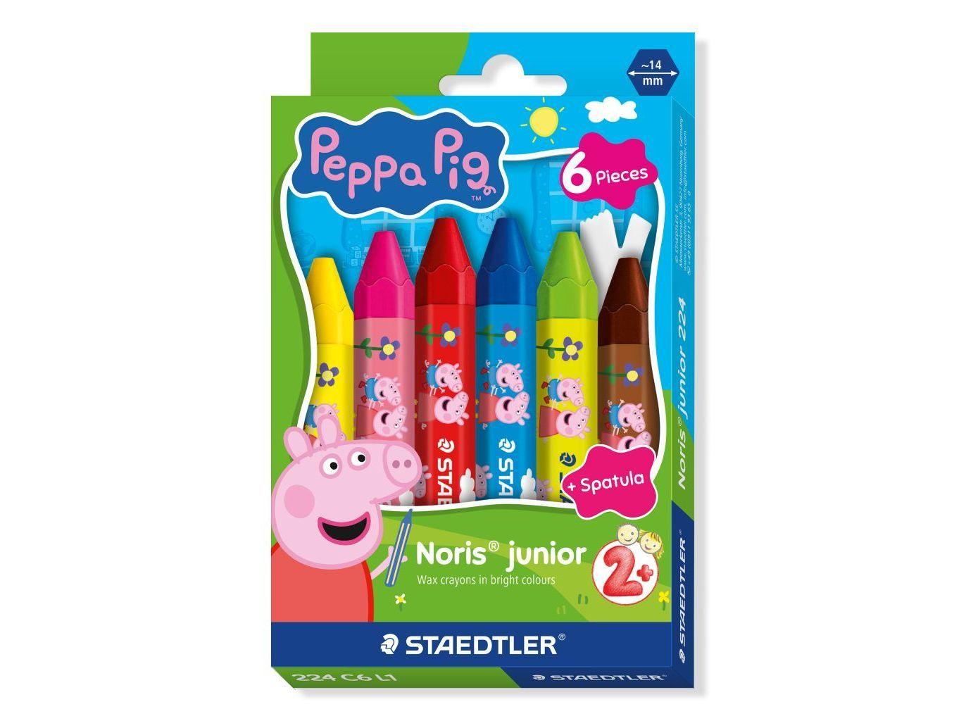 Lápis de Cera STAEDTLER Noris junior Peppa (6 Unidades - Multicor) — miniatura 2