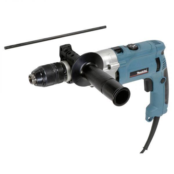 Berbequim com Percussão MAKITA HP2071J (Preto/Azul/Prateado), miniatura 2
