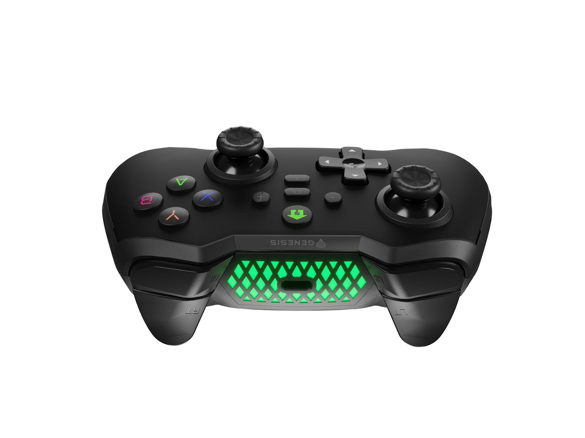 Comando Gaming GENESIS Mangan 400 (Nintendo Switch - Sem fios - Bluetooth - Preto) — miniatura 4