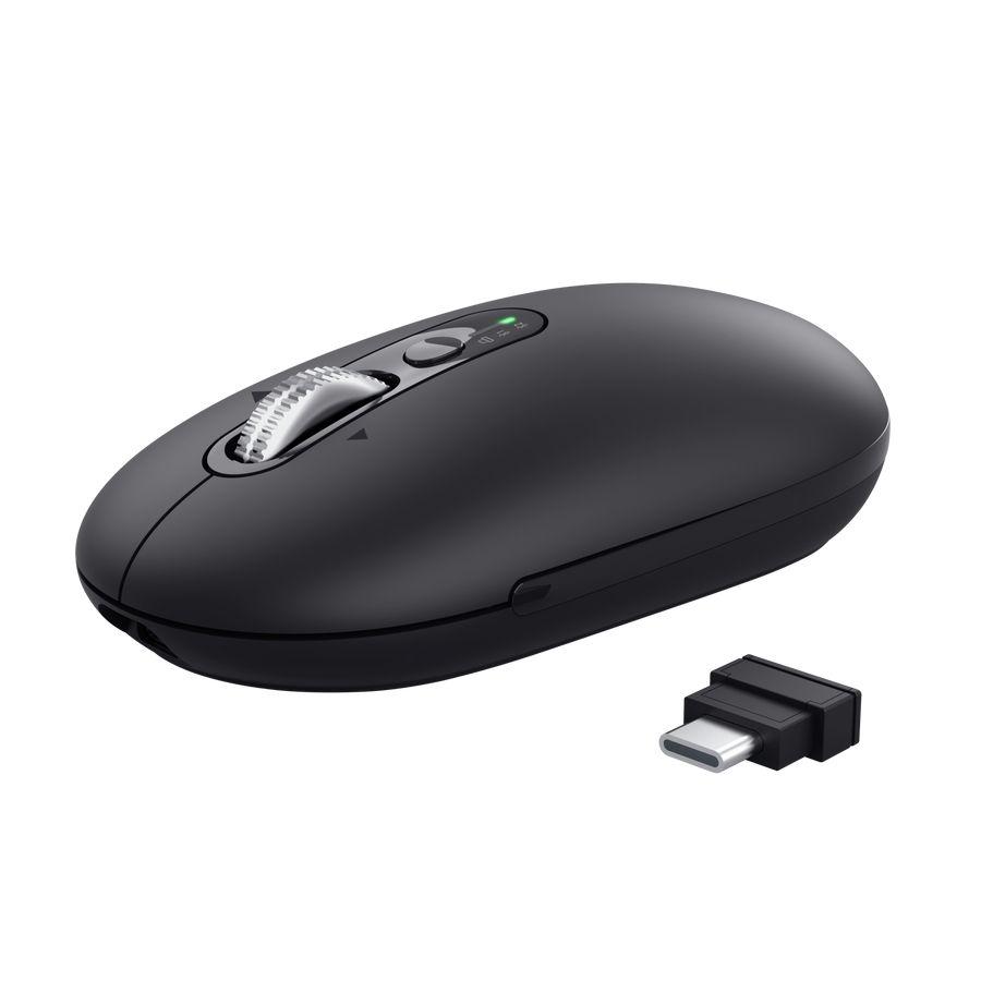 Rato TRUST Seron Slim Multi (Ambidestro - 3200 DPI - Ótico - Preto) — miniatura 3