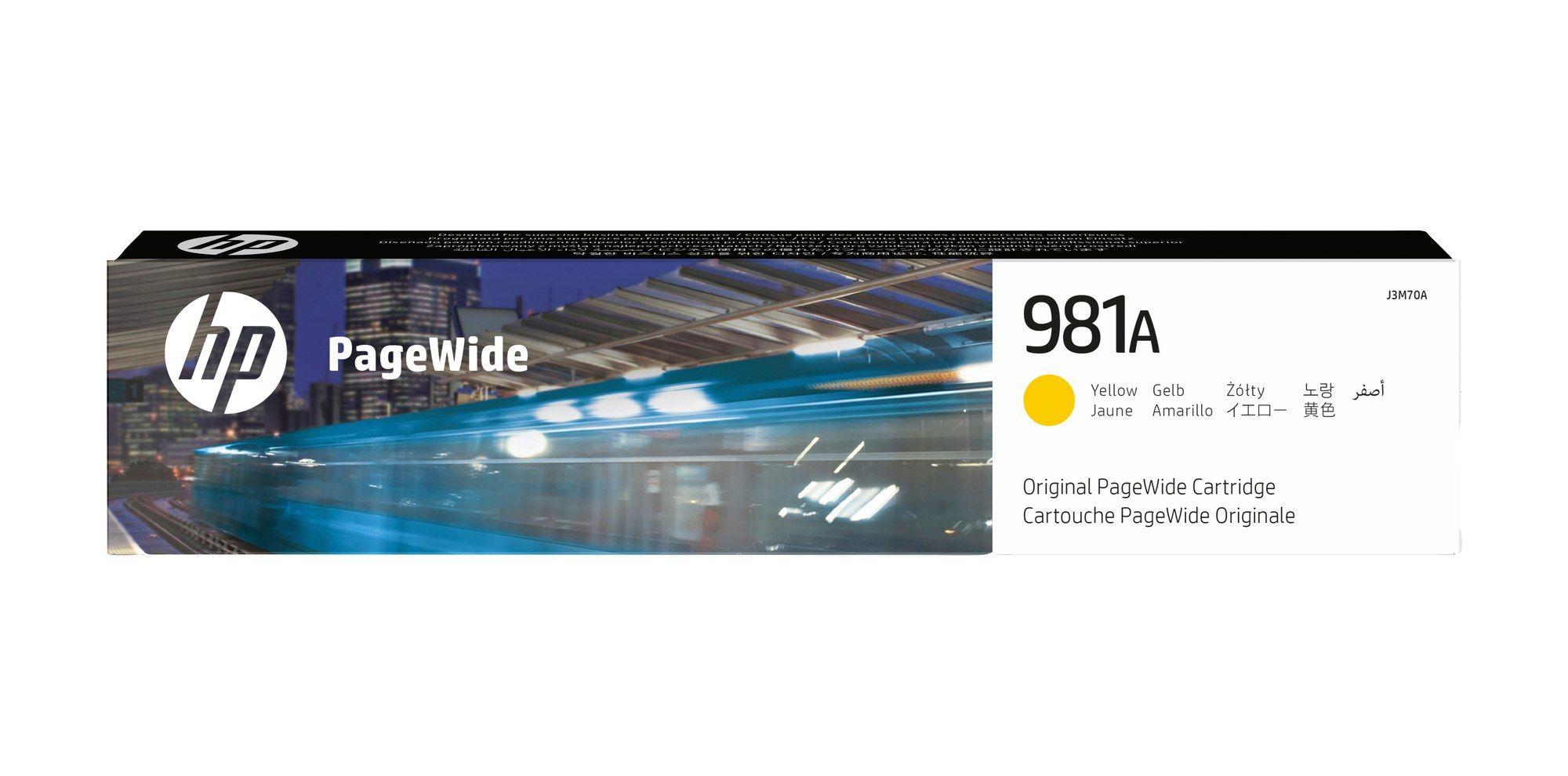 Tinteiro HP 981A (6000 páginas - Amarelo)