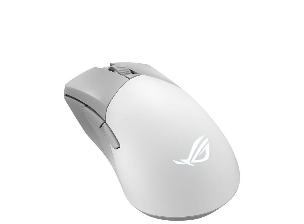Rato ASUS ROG Gladius III Wireless Aimpoint (Mão direita - 36000 DPI - Ótico - Branco)