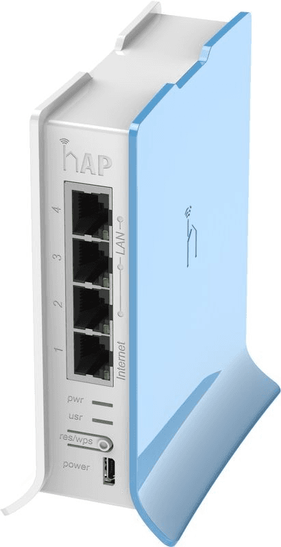 Router MIKROTIK hAP lite RB941-2nD-TC (802.11b/g/n - 2,4 GHz - 10/100 Mbit/s - Branco)