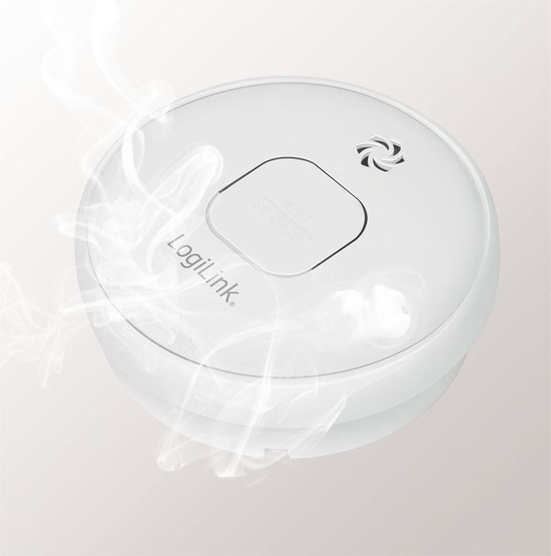 Detetor de Fumo LOGILINK SC0016 (Branco), miniatura 4