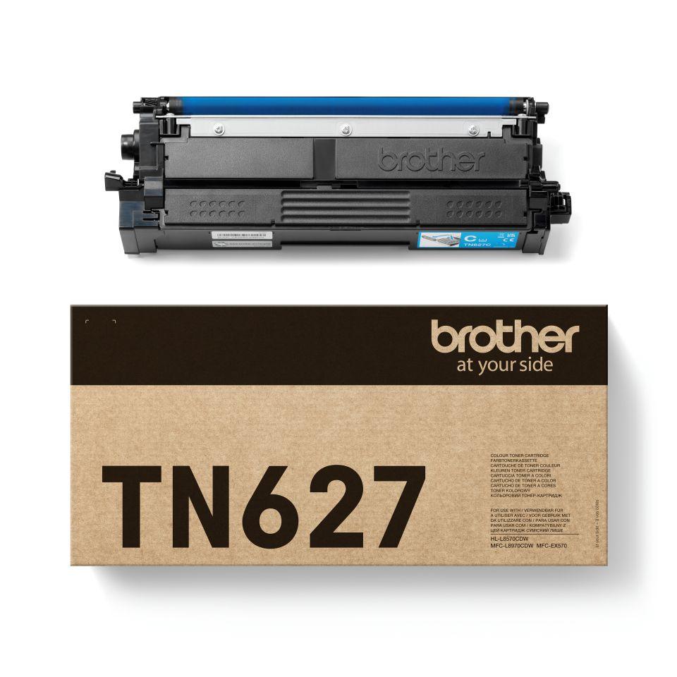 Toner BROTHER TN-627C (10000 páginas - Ciano)