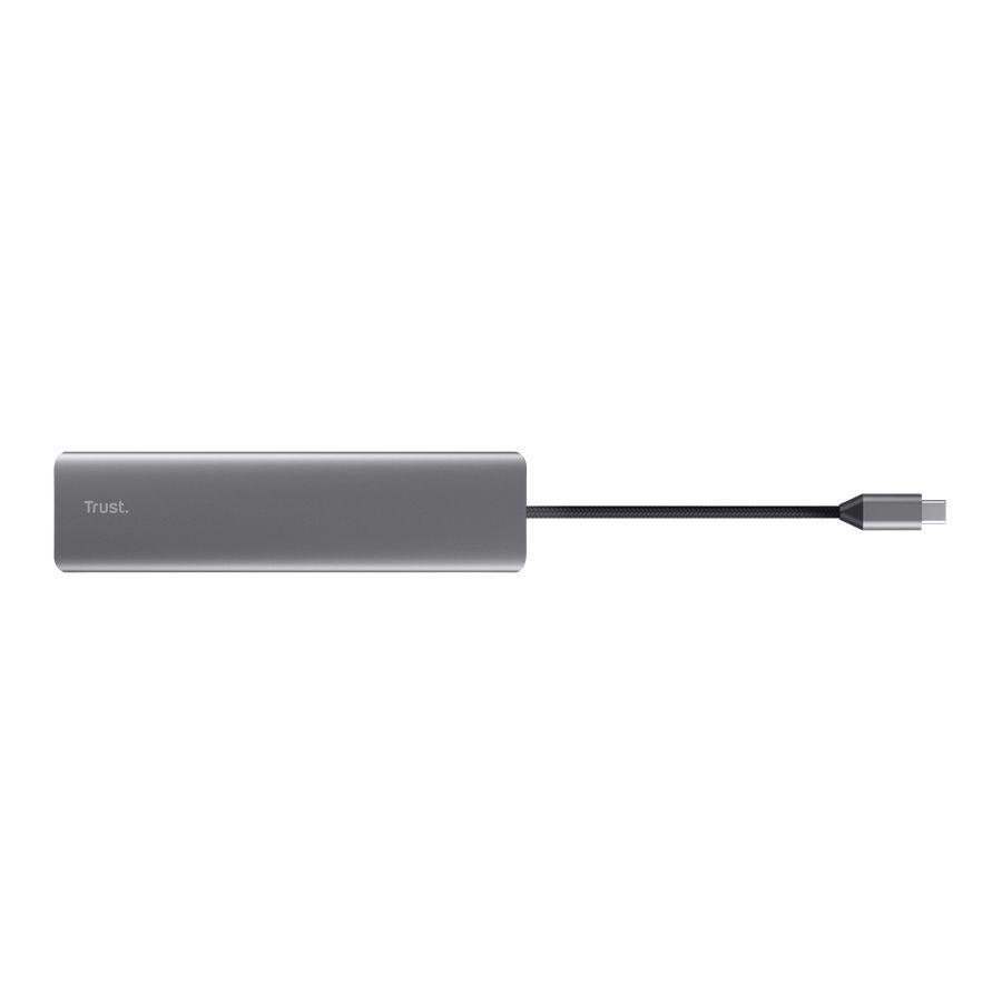 Adaptador Multipporto TRUST Dalyx 7-em-1 (0,16 m - USB Type-C - Windows 10, Windows 11 - Cinzento) — miniatura 4