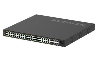 Switch Gerido NETGEAR GSM4248P-100EUS (Gigabit Ethernet - 96 Gbit/s - L2/L3/L4 - Preto)
