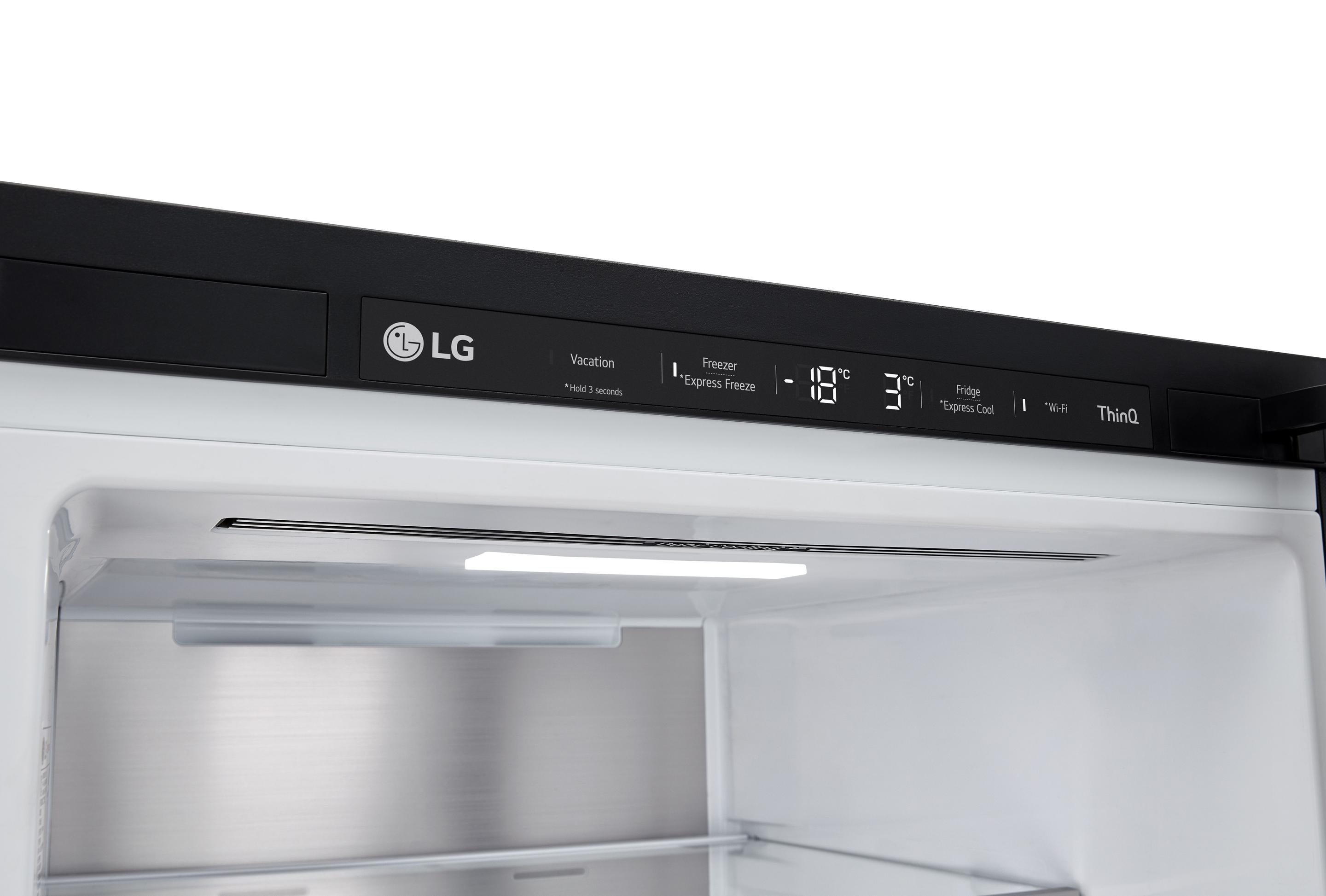 Frigorífico Combinado Independente LG GBG5160CEV (349 L - 186x59,5x67,6 cm - 60 cm - Preto), miniatura 6