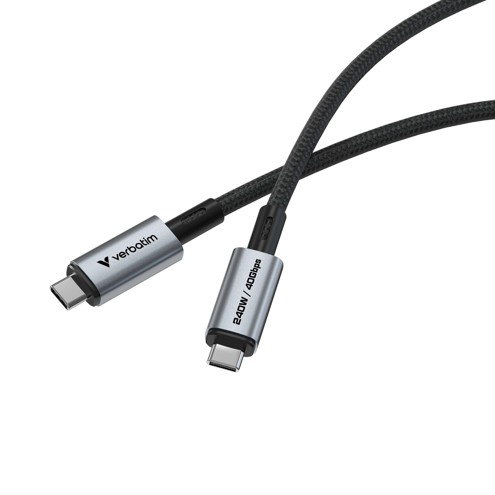 Cabo USB-C VERBATIM 31847 (1,2 m - USB C - Preto) — miniatura 2