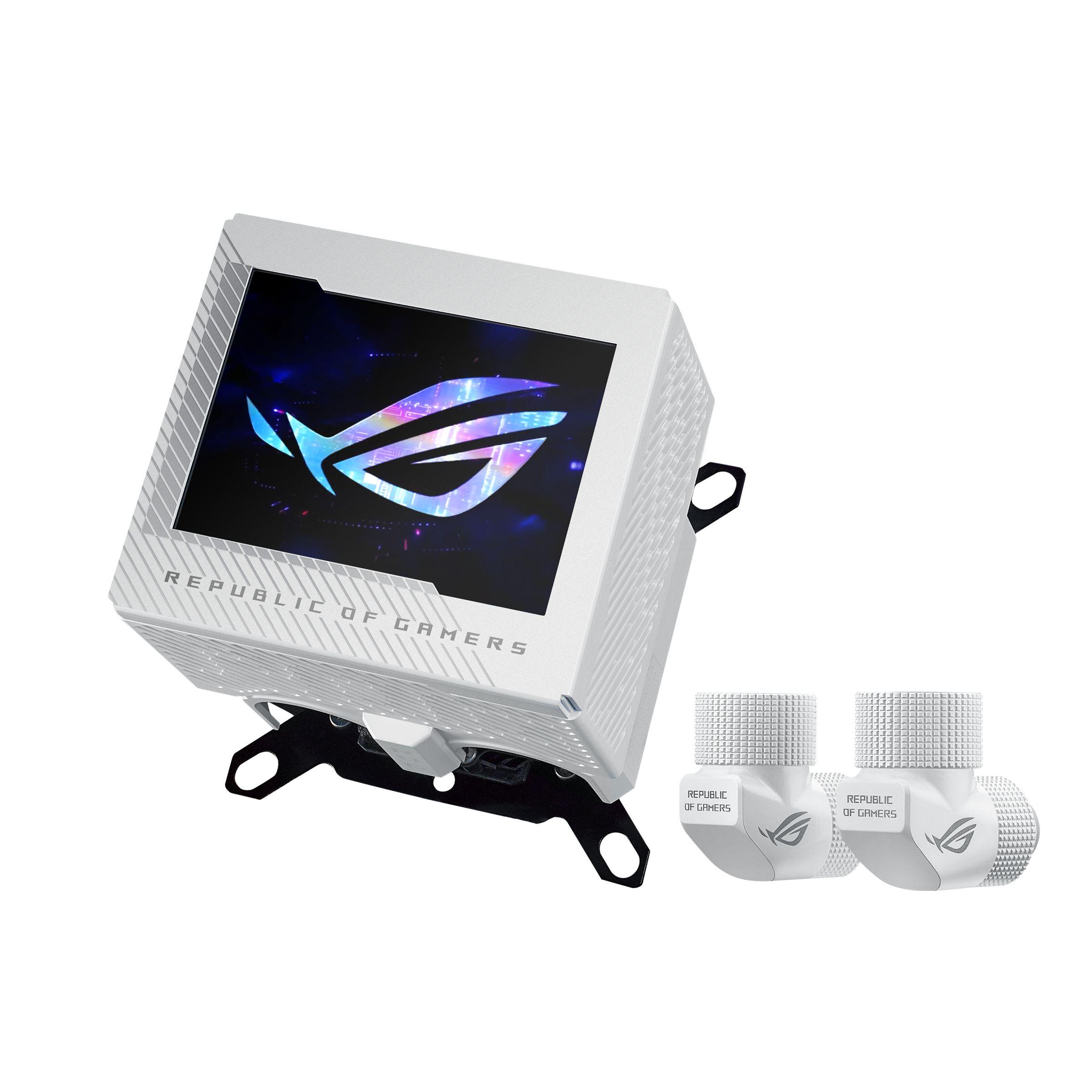Bloco de Água ASUS ROG RYUJIN III WB White Edition (Branco), miniatura 2