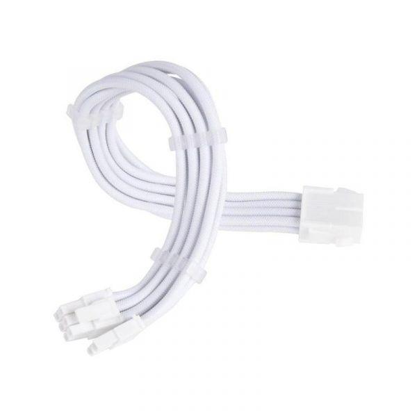 Cabo de Extensão para Fonte de Alimentação PCIe SILVERSTONE SST-PP07E-PCI8W-V2 (PCIe de 8 pinos - Branco)