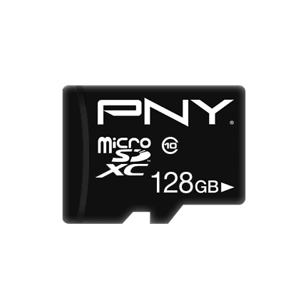 Cartão de Memória MicroSDXC PNY Performance Plus P-SDU12810PPL-GE (128GB - Classe 10 - Preto)