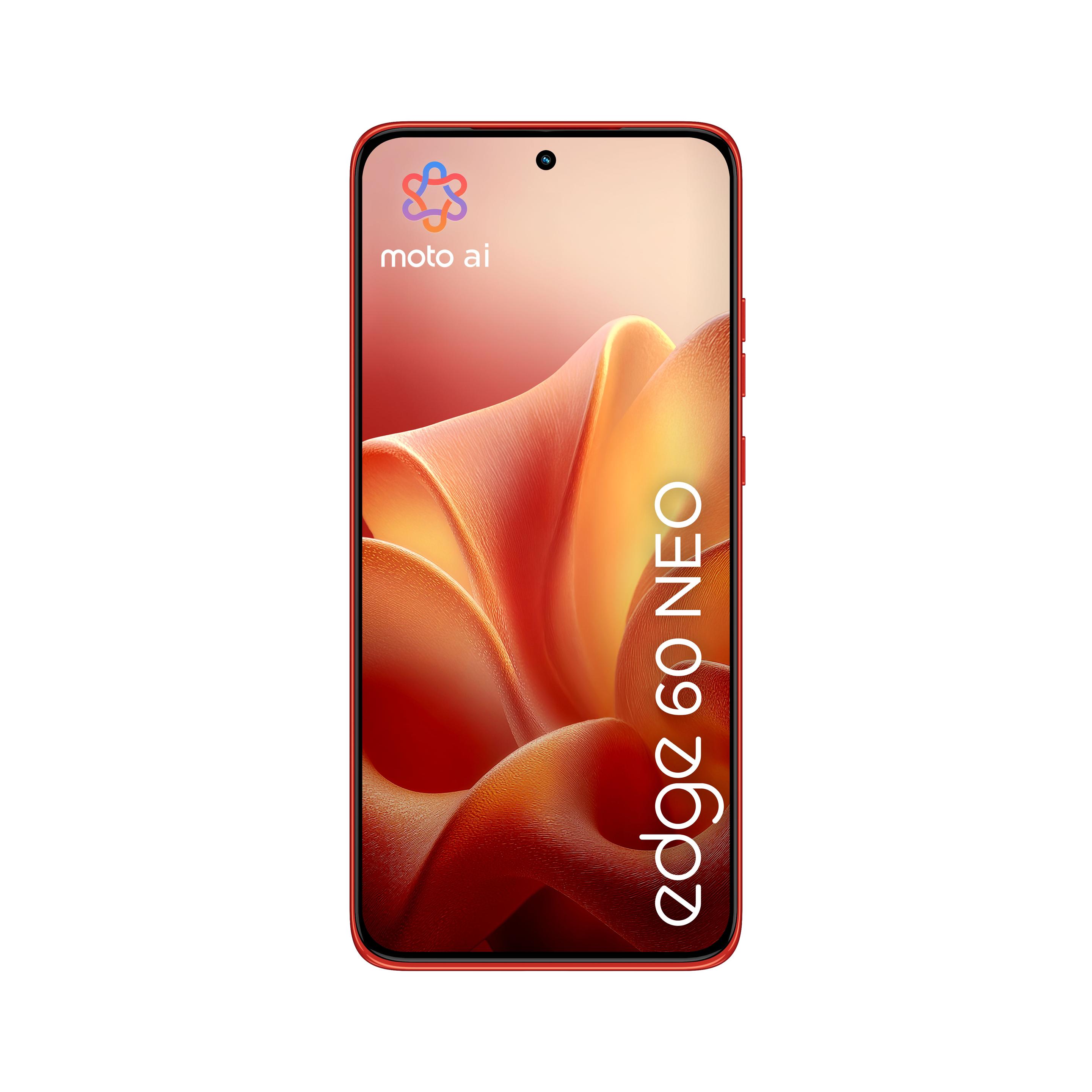 Smartphone MOTOROLA edge 60 Neo 5G (8GB/256GB - 6,36" - PANTONE Poinciana), miniatura 3