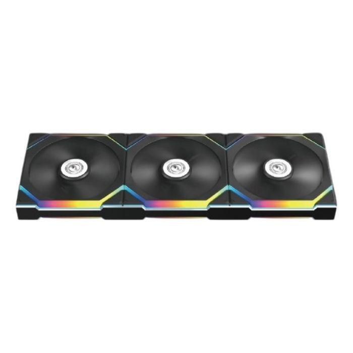 Ventoinhas para Caixa de PC LIAN LI UNI FAN TL-LCD Wireless Reverse 120 (Poliéster termoplástico - Preto) — miniatura 5