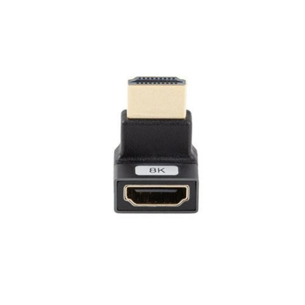 Adaptador HDMI LANBERG AD-HDMI-08 (240 Hz - HDMI Type A - Preto/Prateado)