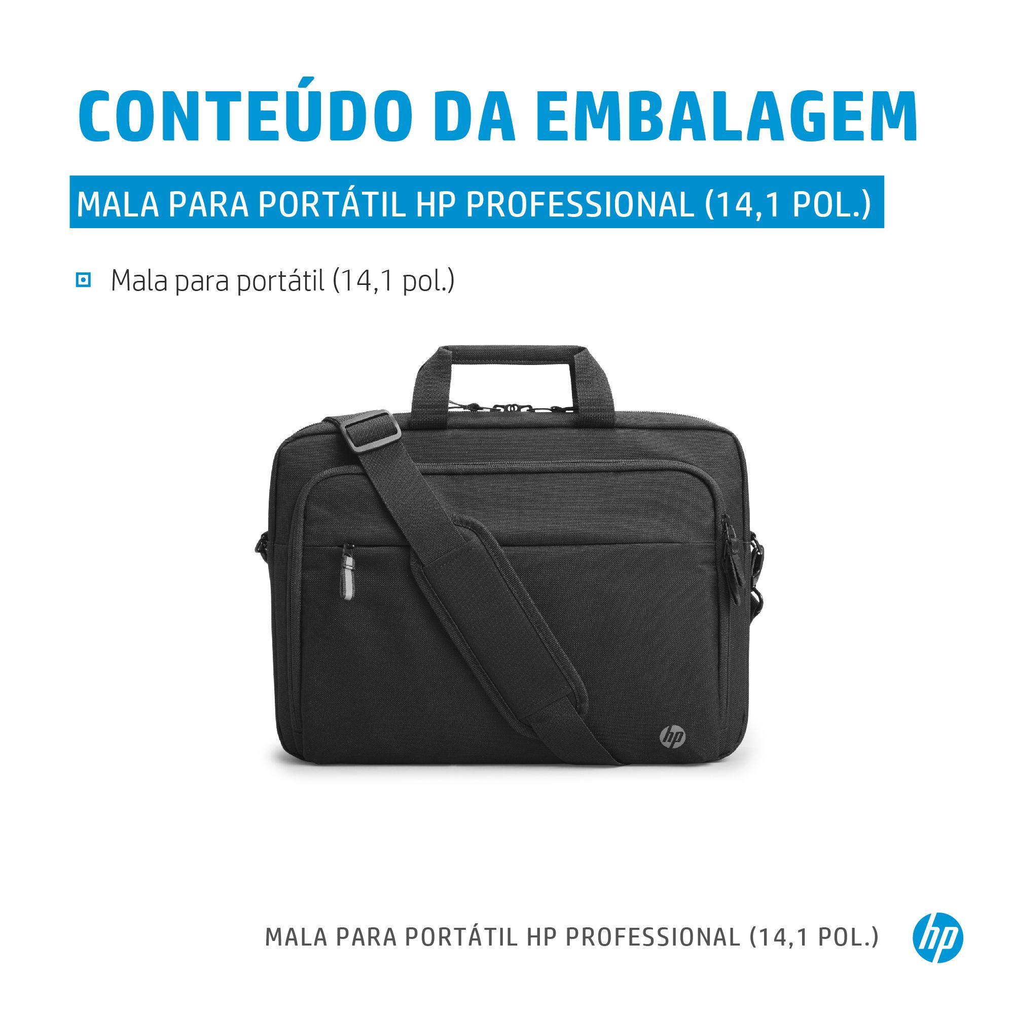Mala para Portátil HP Professional 500S8AA (Plástico - 35,8 cm - Altura 5,2 cm - Preto) — miniatura 2