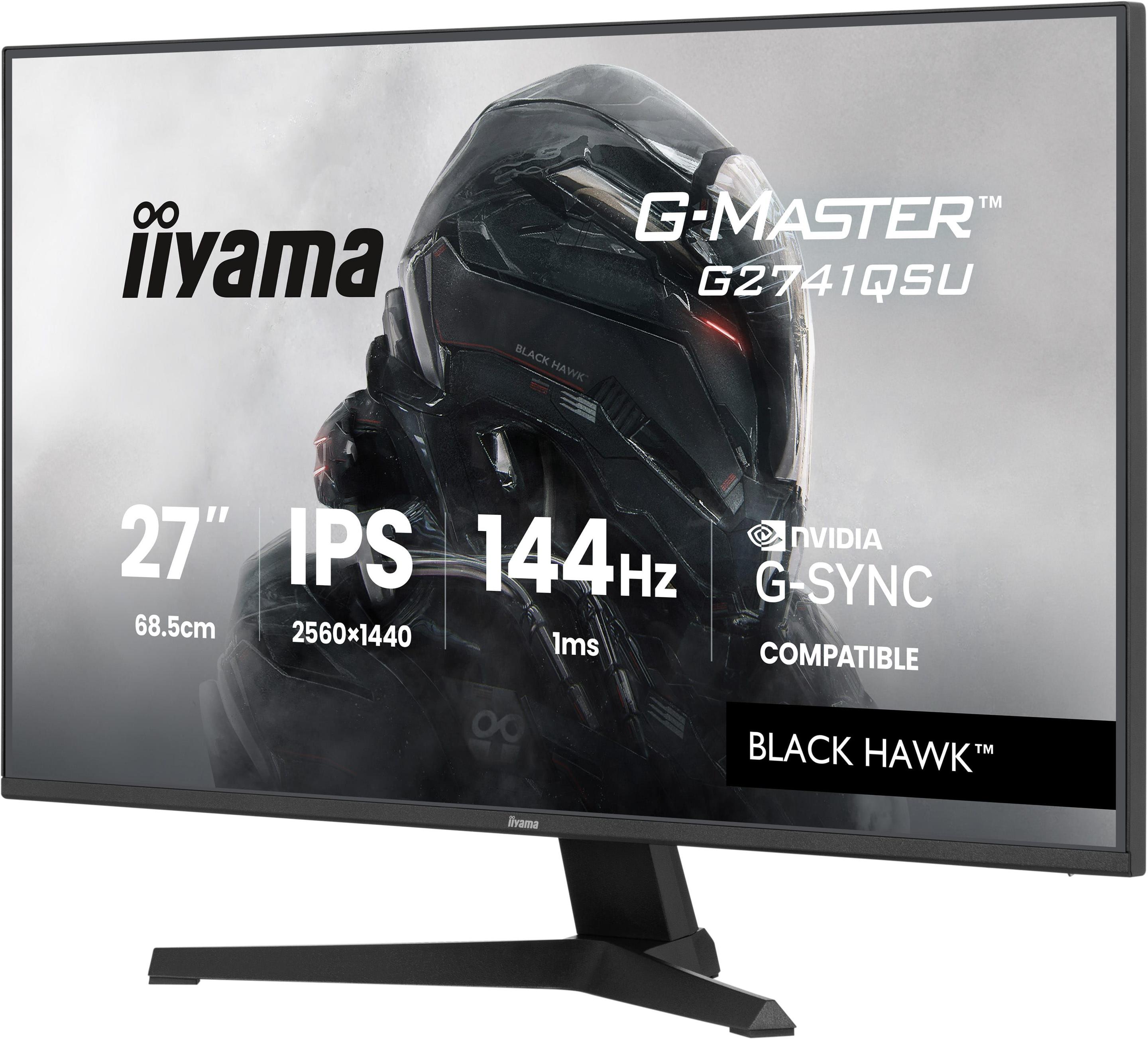 Monitor IIYAMA G-MASTER G2741QSU-B1 (27" - IPS - 144 Hz - Preto) — miniatura 2