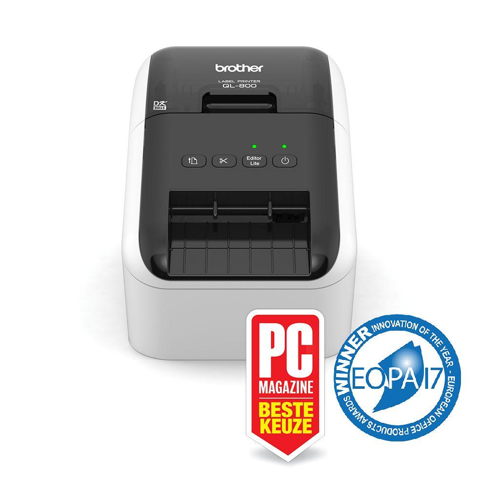 Impressora de Etiquetas BROTHER QL-800 (Com fios - USB 2.0 - Preto e Cinzento), miniatura 8