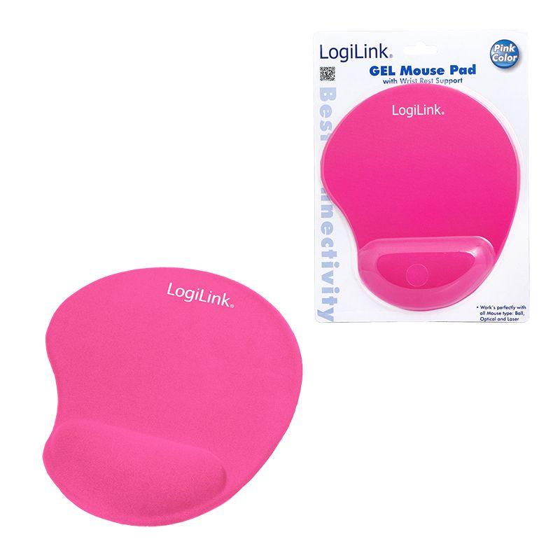 Tapete de Rato LOGILINK ID0027P (Espuma, Gel, Borracha - 3 mm - Rosa), miniatura 4
