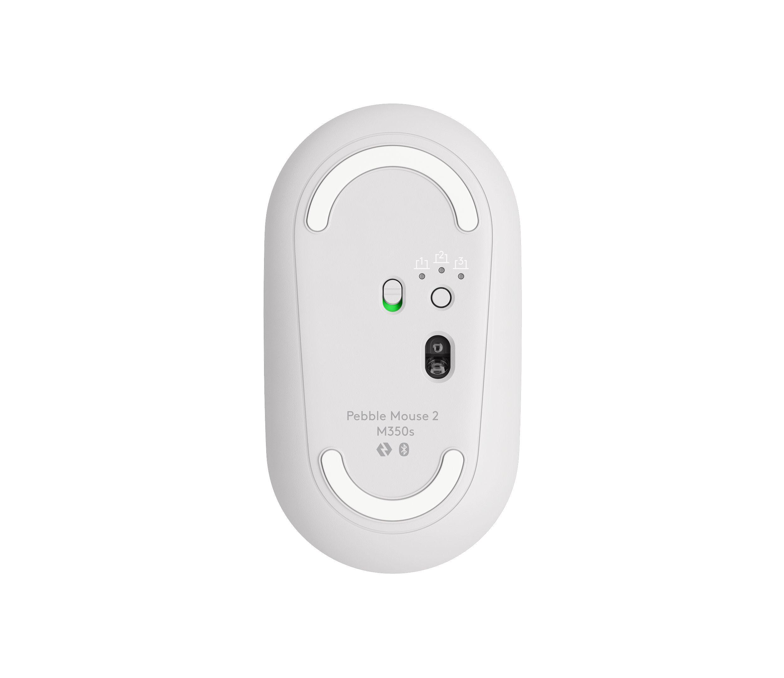 Rato LOGITECH Pebble Mouse 2 M350s (Ambidestro - 4000 DPI - Ótico - Branco) — miniatura 3