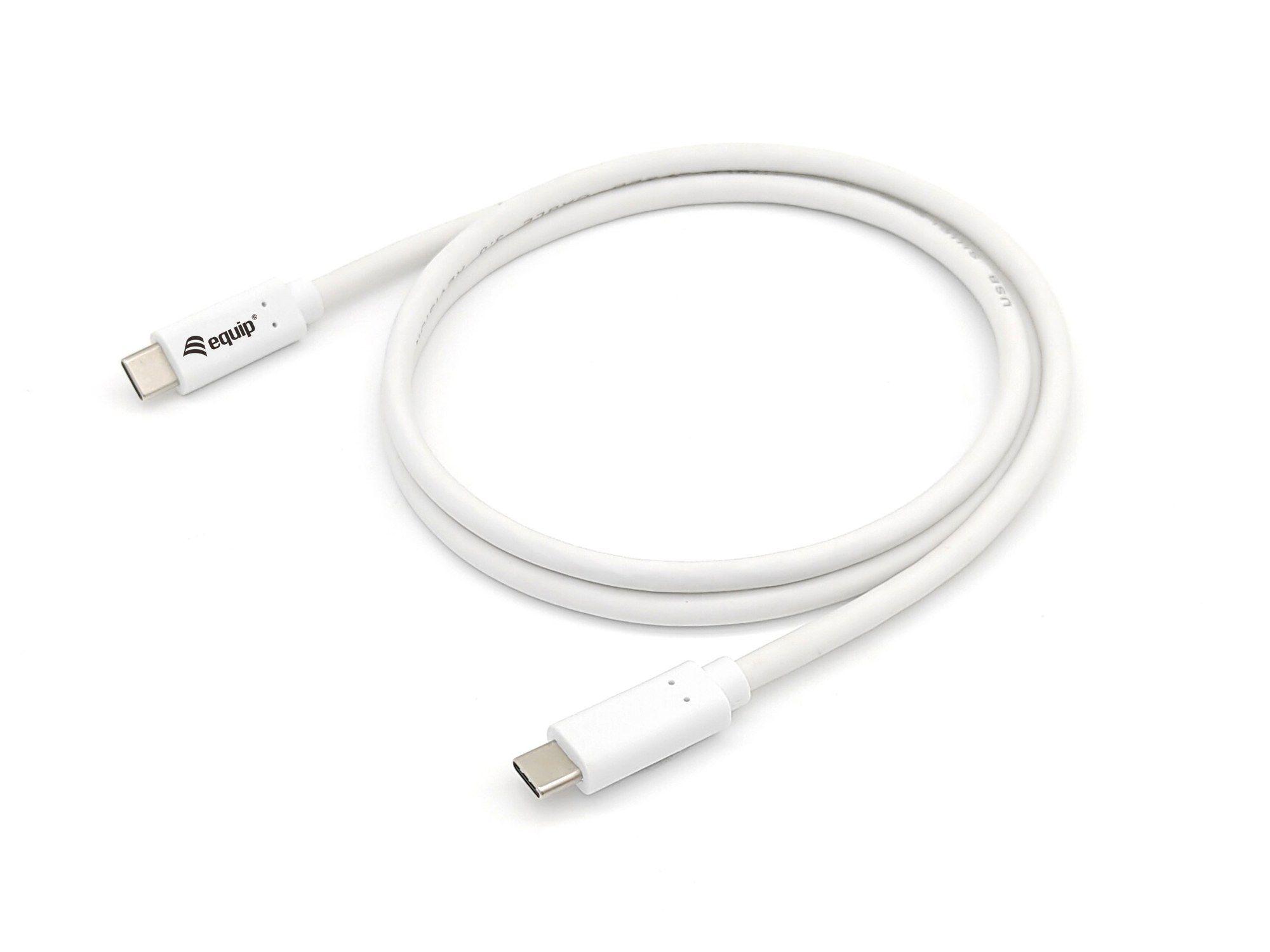Cabo USB-C EQUIP 128365 (0,5 m - USB-C - Branco) — miniatura 2