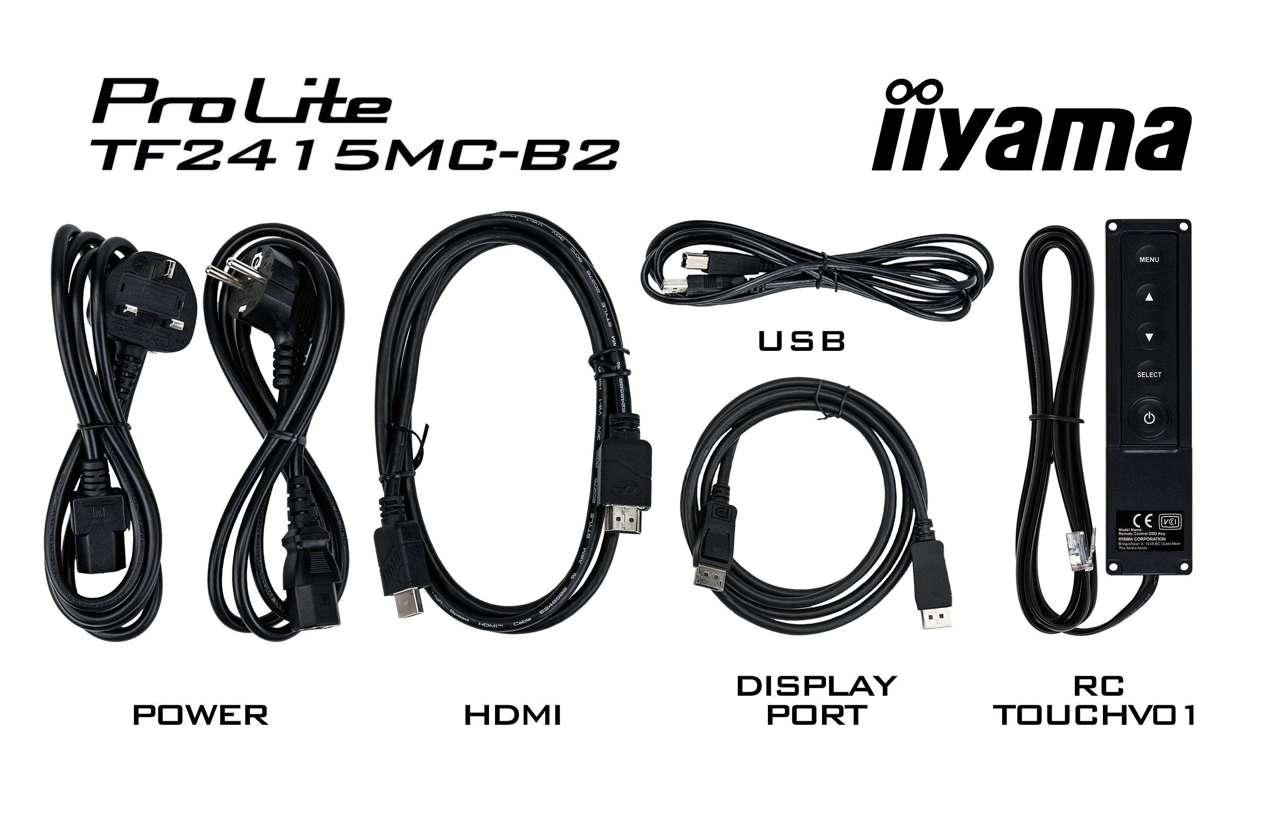 Monitor IIYAMA ProLite TF2415MC-B2 (23,8" - VA - 75 Hz - Preto) — miniatura 9