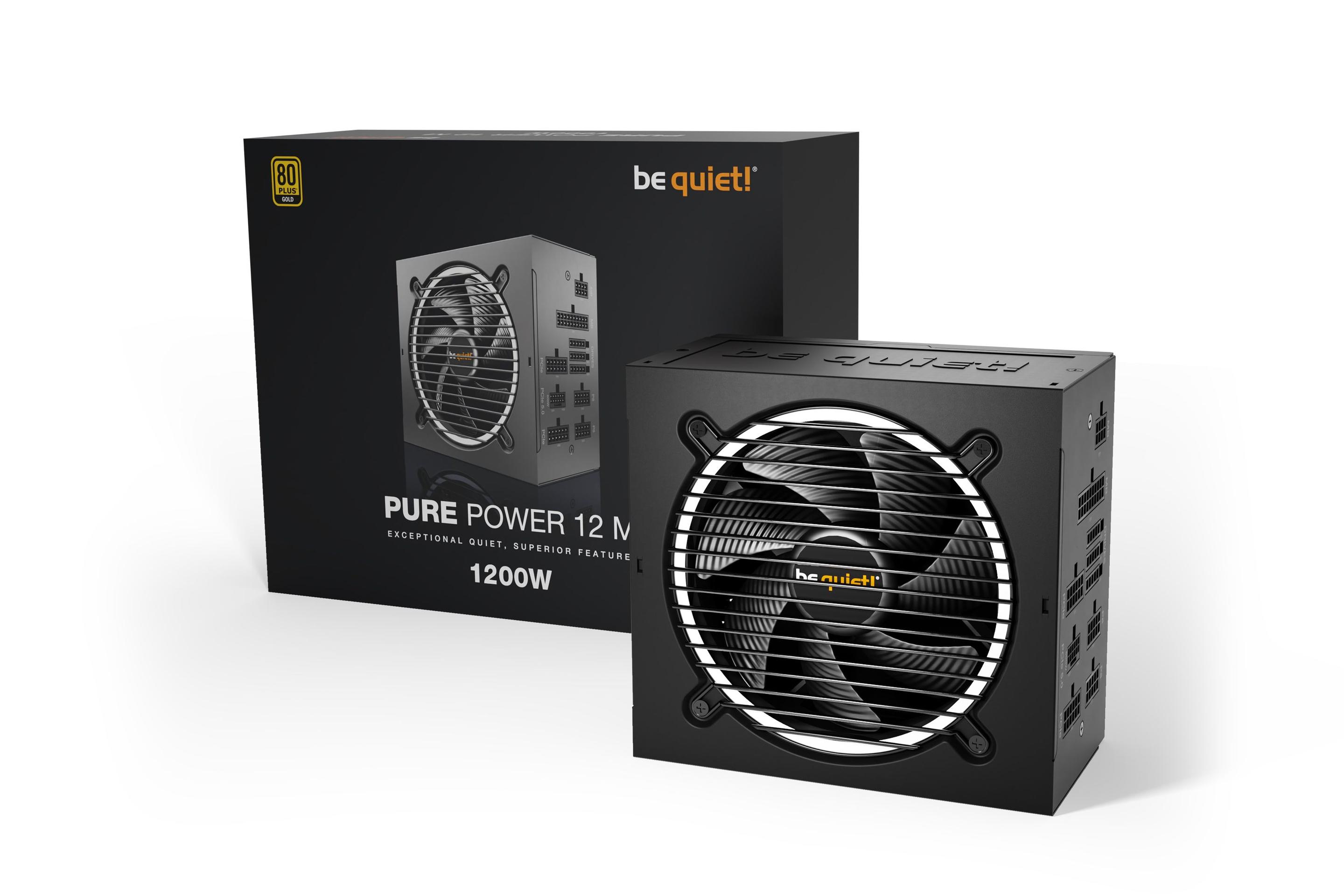 Fonte de Alimentação BE QUIET! Pure Power 12 M 1200W (ATX - 1200 W - 80 PLUS Gold - Preto), miniatura 2