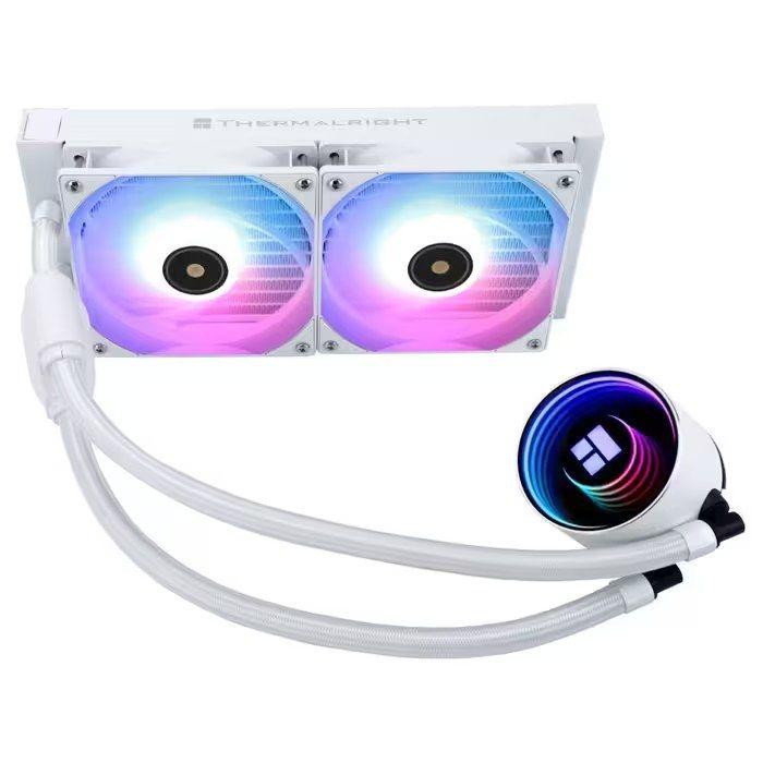 Sistema de Refrigeração Líquida AIO para CPU THERMALRIGHT Frozen Notte 240 White Argb V2 (2000 RPM - Multi - ARGB multicolorida - Branco) — miniatura 2