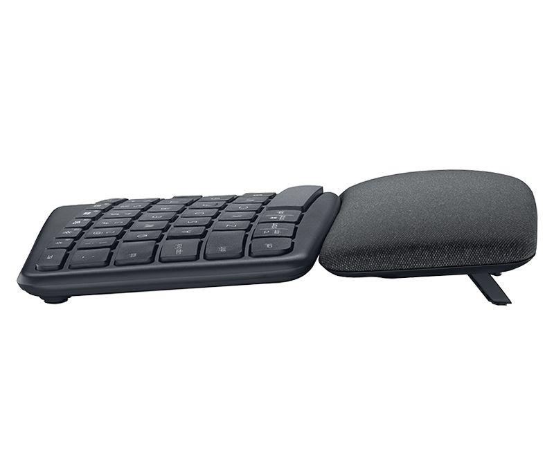 Teclado LOGITECH ERGO K860 (Nórdico - Teclas semi-mecânicas - Tamanho completo - Grafite) — miniatura 2