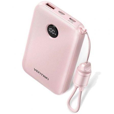 Powerbank VENTION FKAP0-C (10000 mAh - USB Tipo-C - Rosa)