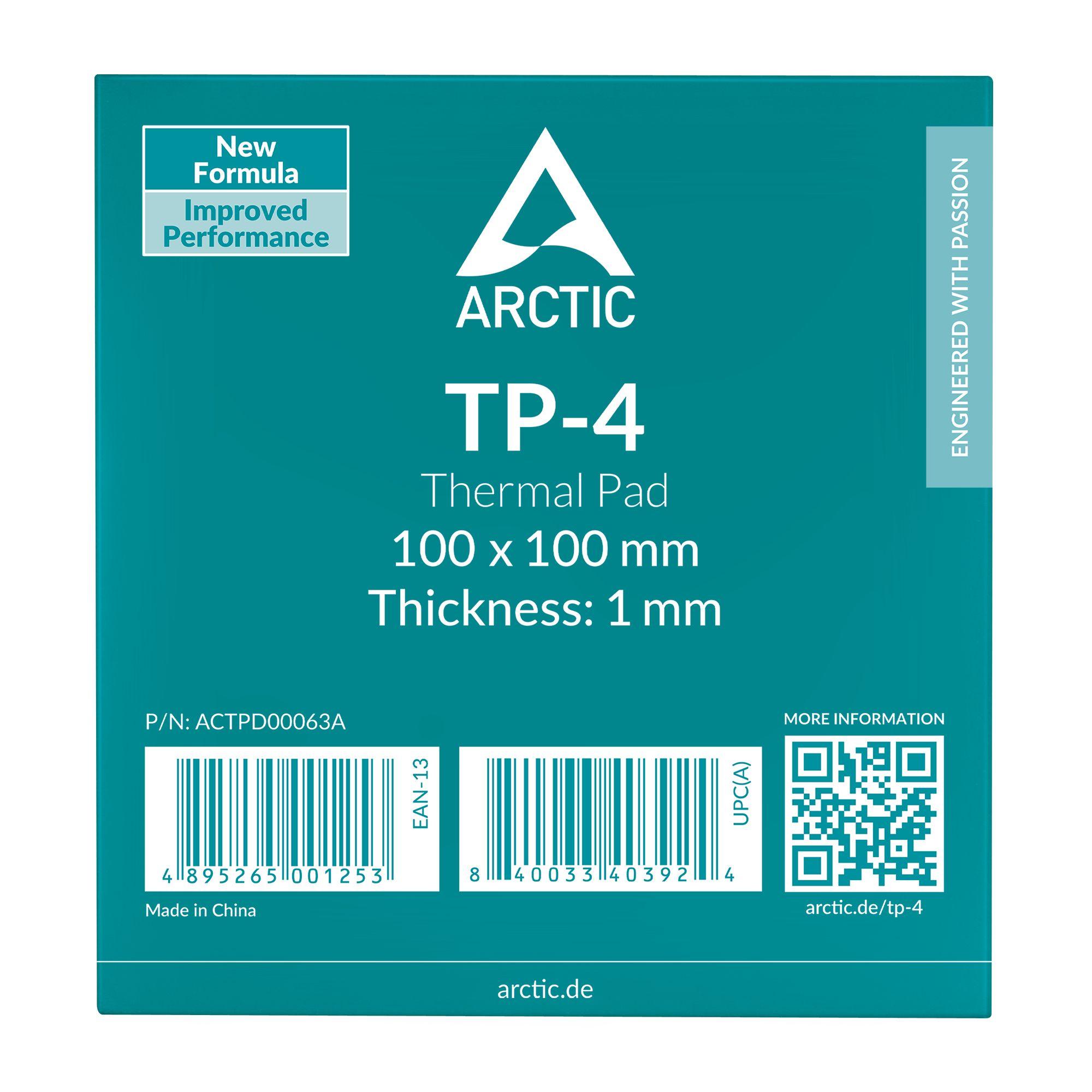 Almofada Térmica ARCTIC TP-4 (Silicone - Cinzento) ACTPD00063A, miniatura 2