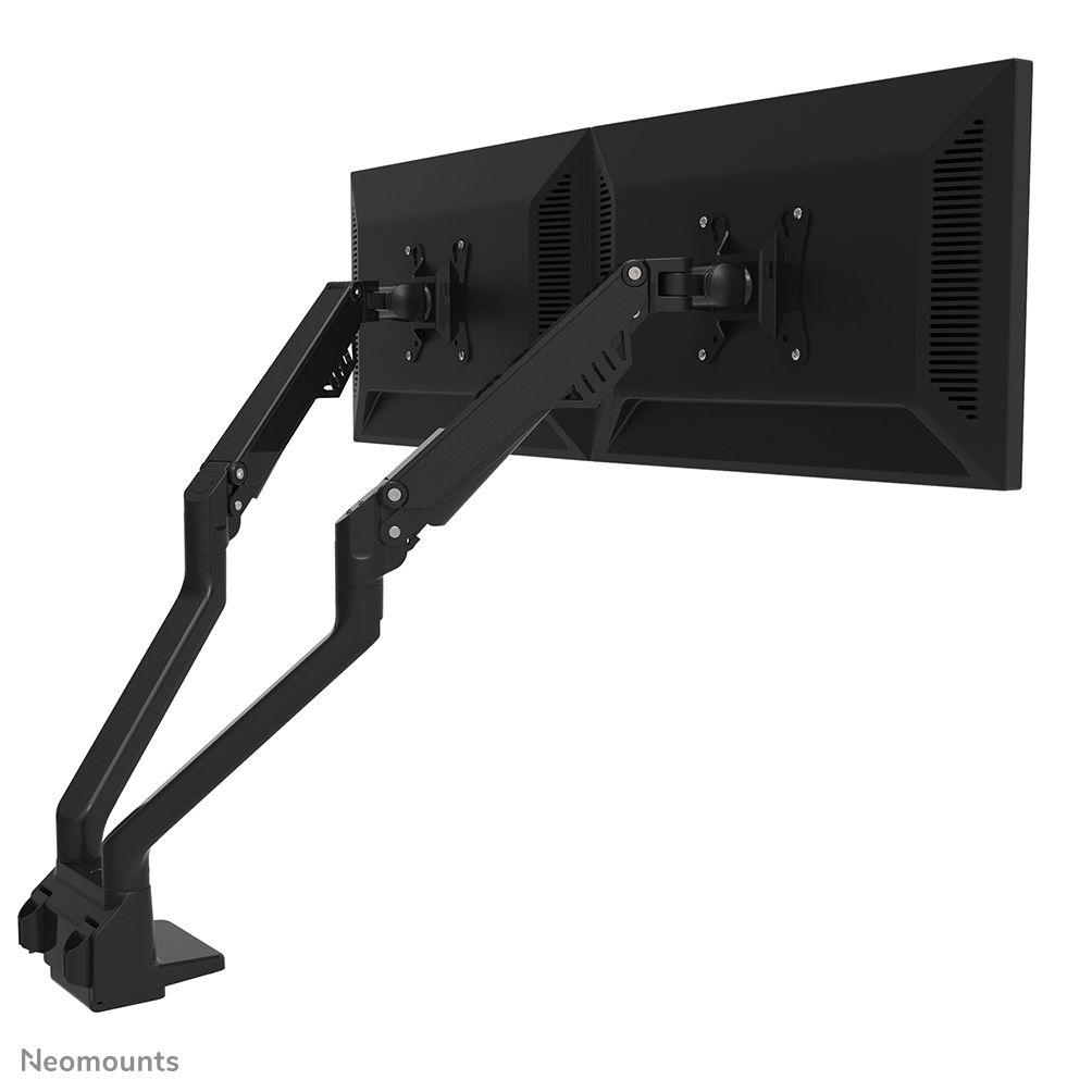 Suporte de Secretária para 2 Monitores NEOMOUNTS FPMA-D750DBLACK2 (10"–32" - VESA 75x75/100x100 - Preto) — miniatura 4