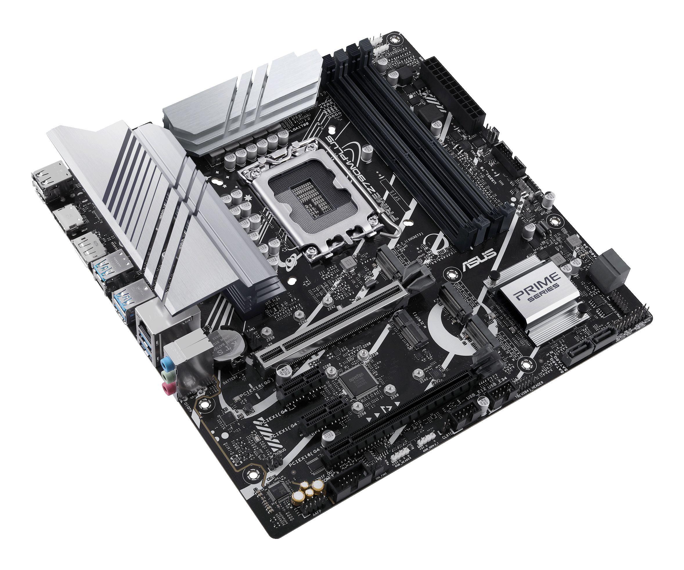 Motherboard ASUS PRIME Z790M-PLUS (LGA 1700 - micro-ATX - Duplo canal - Preto), miniatura 5