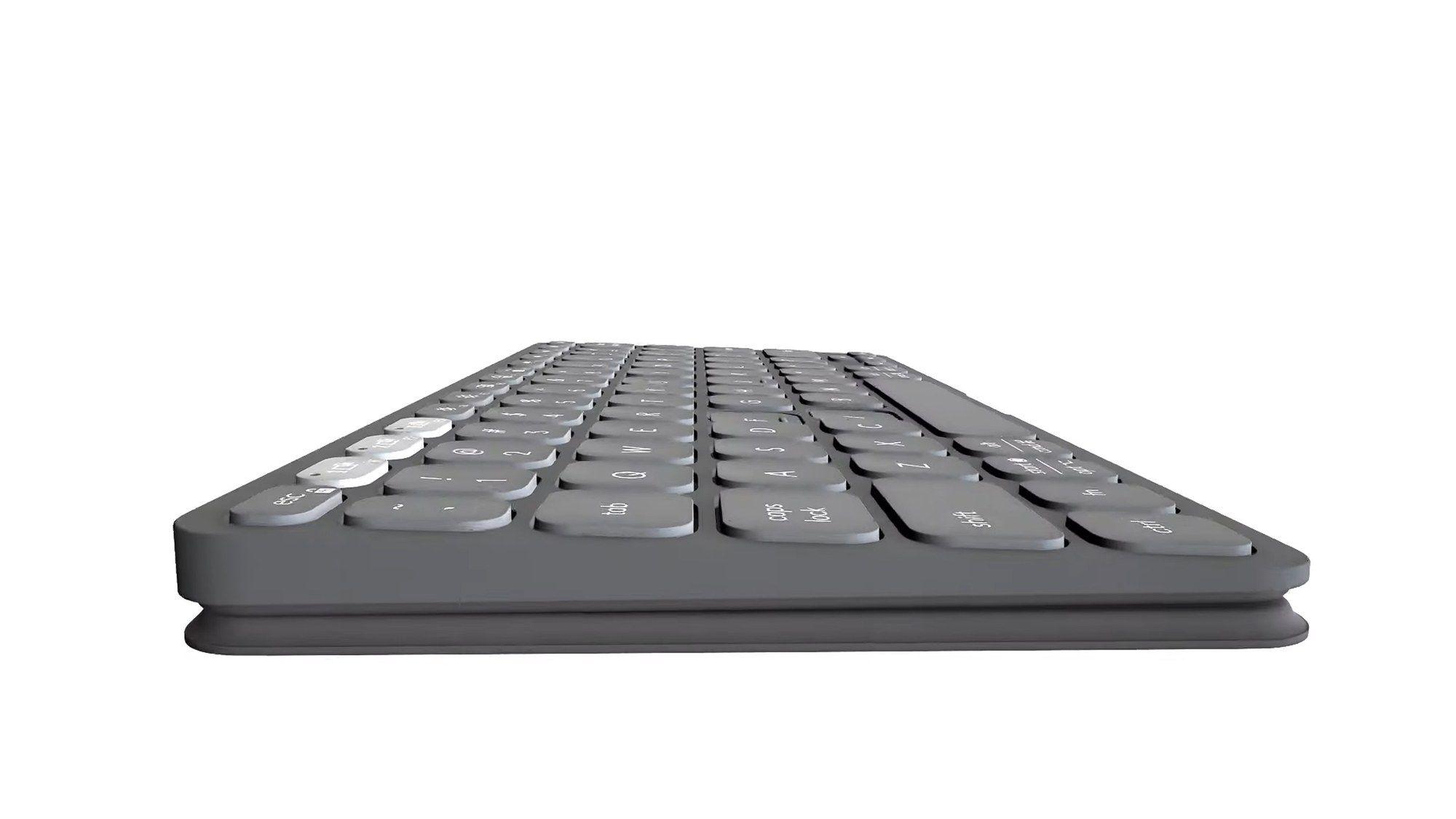 Teclado LOGITECH Keys-To-Go 2 (Espanhol - Teclas tesoura - Mini - Cinzento e Branco) — miniatura 7