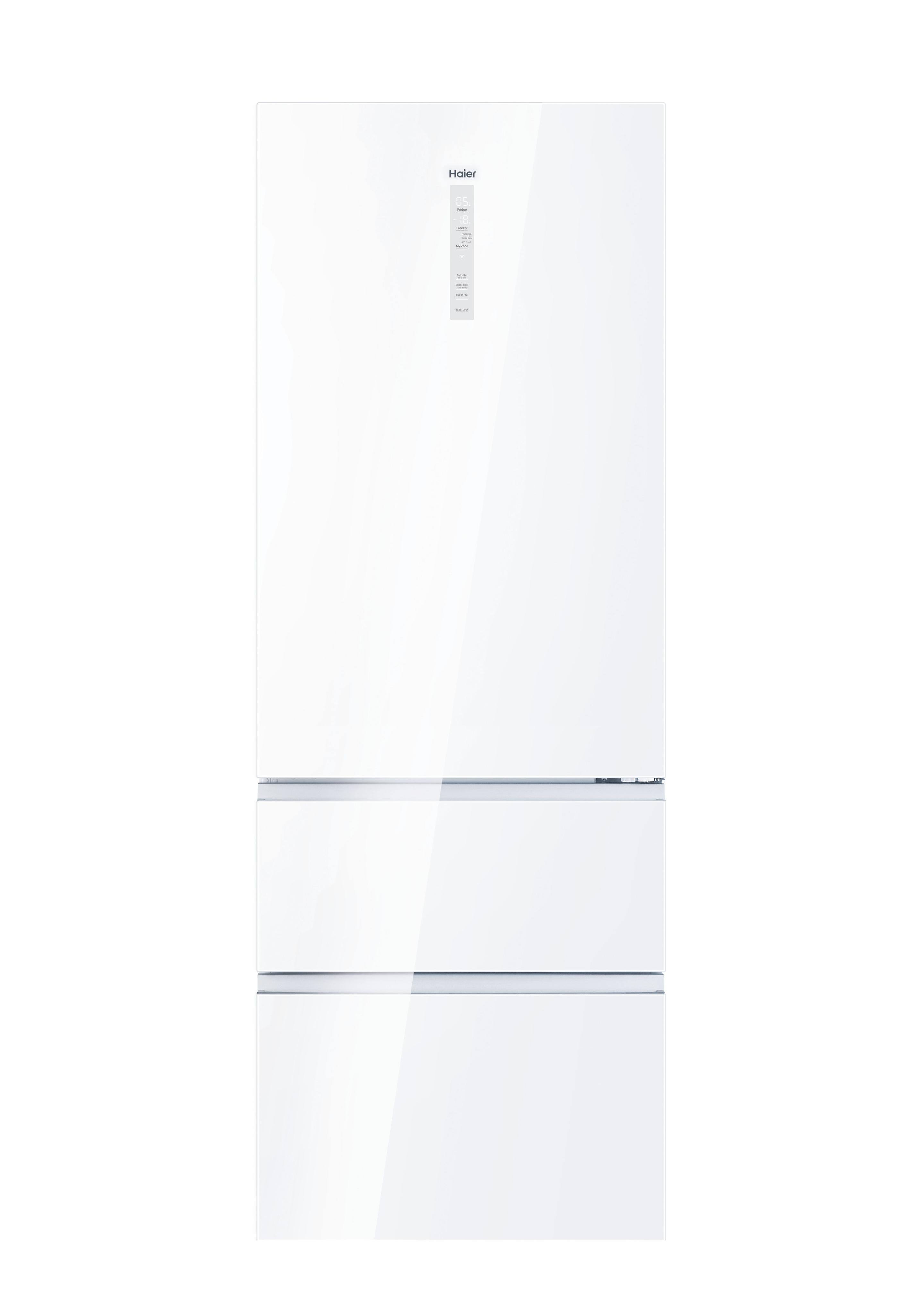 Frigorífico Combinado Independente HAIER HTW7720DNGW (483 l - 200,6x70x67,5 cm - 70 cm - Branco)