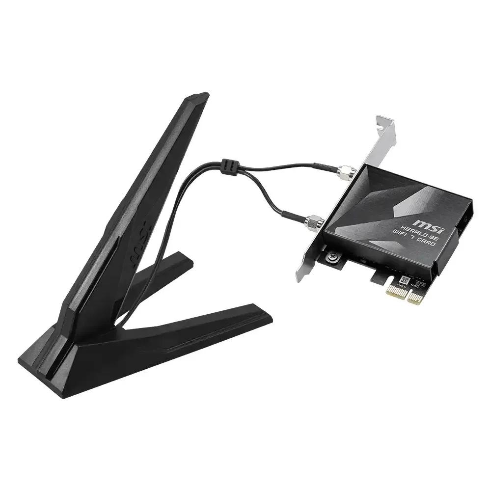 Placa de Rede MSI Herald BE9400 (Wi-Fi 7 - 5764 Mbit/s - PCI Express) — miniatura 3
