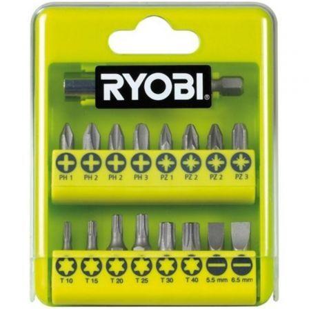 Estojo de Pontas para Aparafusar RYOBI RAK17SD (21 Peças)