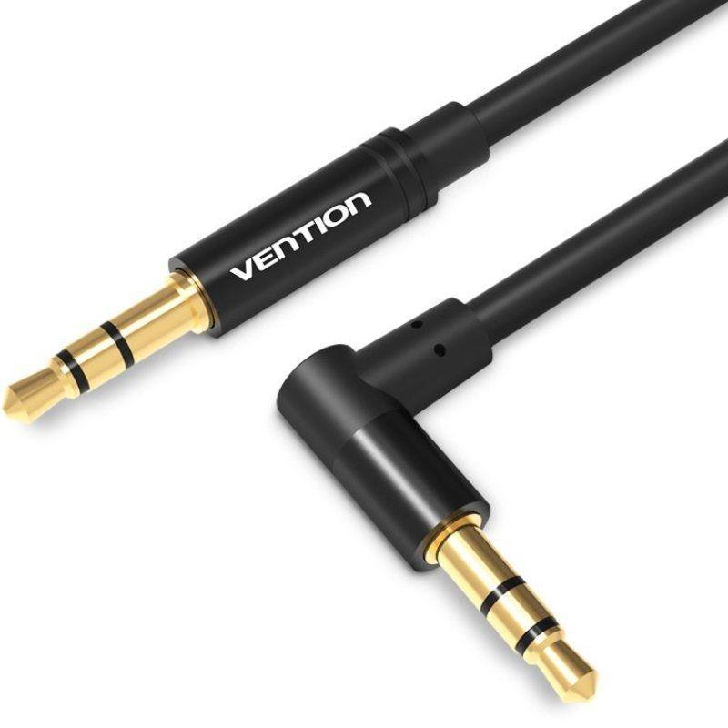 Cabo de Áudio VENTION BAKBD-T (Jack 3,5 mm Macho-Macho - 0,5 m - Preto)