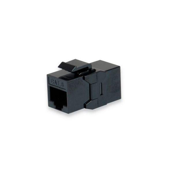 Kit de 8 Adaptadores Keystone RJ45 EQUIP 125579 (RJ45 fêmea-fêmea - Preto) — miniatura 2