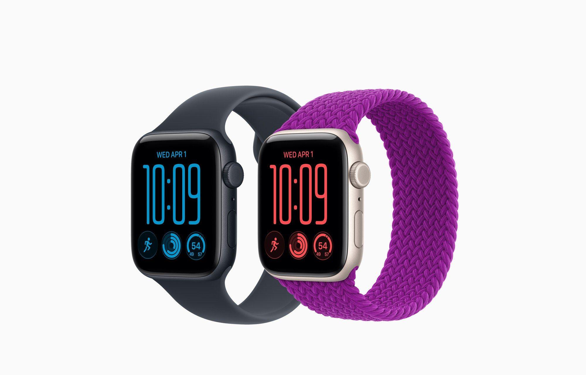 Smartwatch APPLE Watch SE 3 GPS + Cellular (Retangular - iOS - Retina OLED - Azul marinho) — miniatura 3