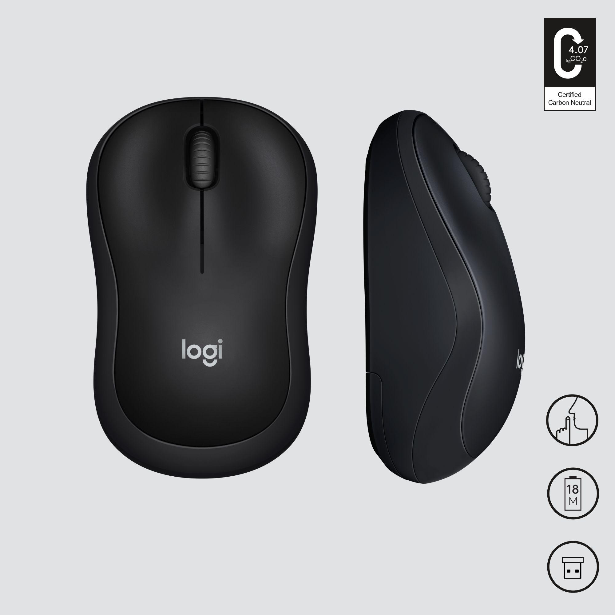 Rato LOGITECH M220 Silent (Ambidestro - 1000 DPI - Ótico - Carvão) — miniatura 7