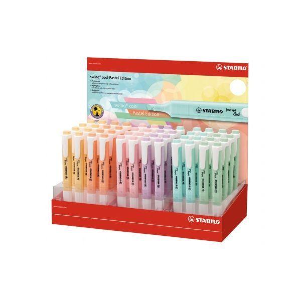 Expositor de Marcadores Fluorescentes STABILO Swing Cool Pastel (Cores Sortidas), miniatura 2