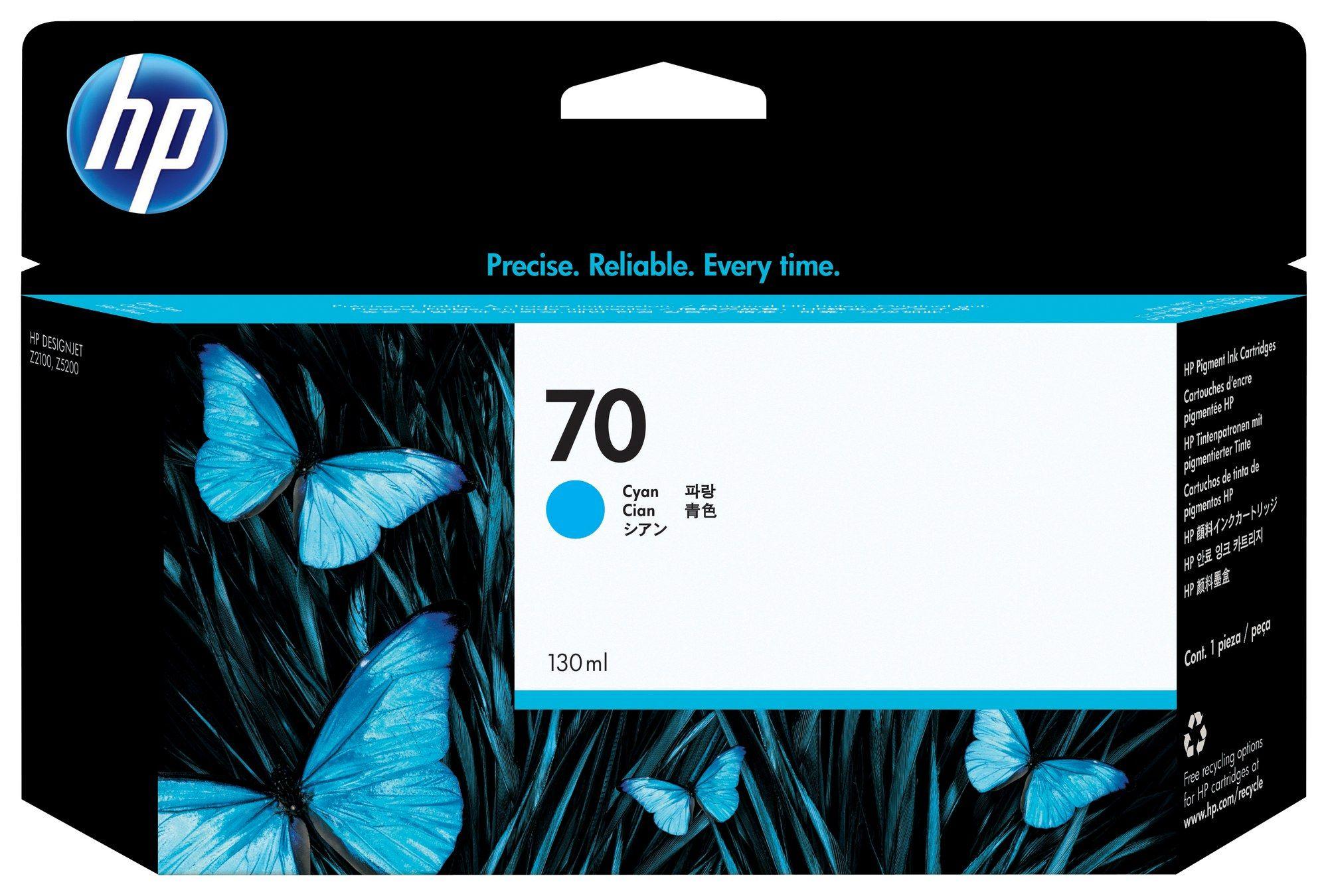 Tinteiro HP 70 C9452A (Ciano)