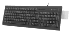 Teclado NATEC Moray NKL-2052 (Espanhol - Interruptor de membrana - Tamanho completo - Preto)
