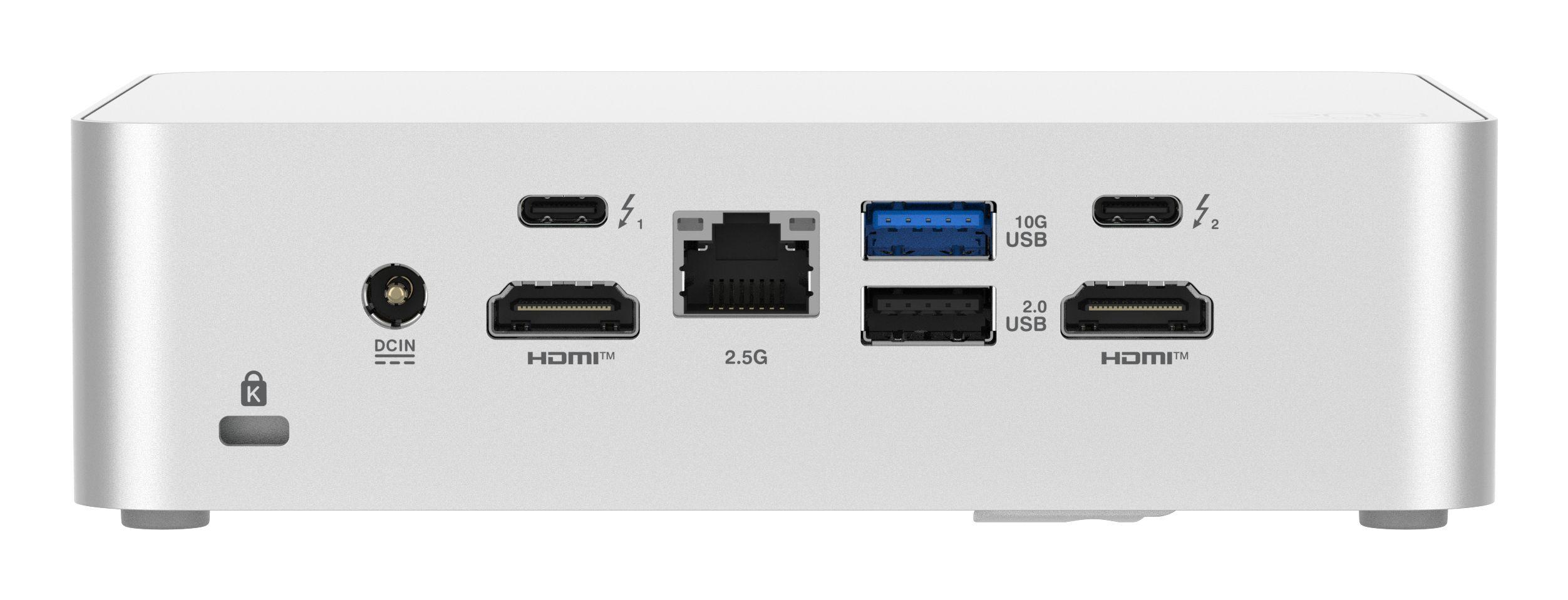 Mini PC Barebone ASUS NUC 15 Pro+ RNUC15CRSU700002 (Não Incluído - Intel Core Ultra 7 - 255H - Prateado) — miniatura 12