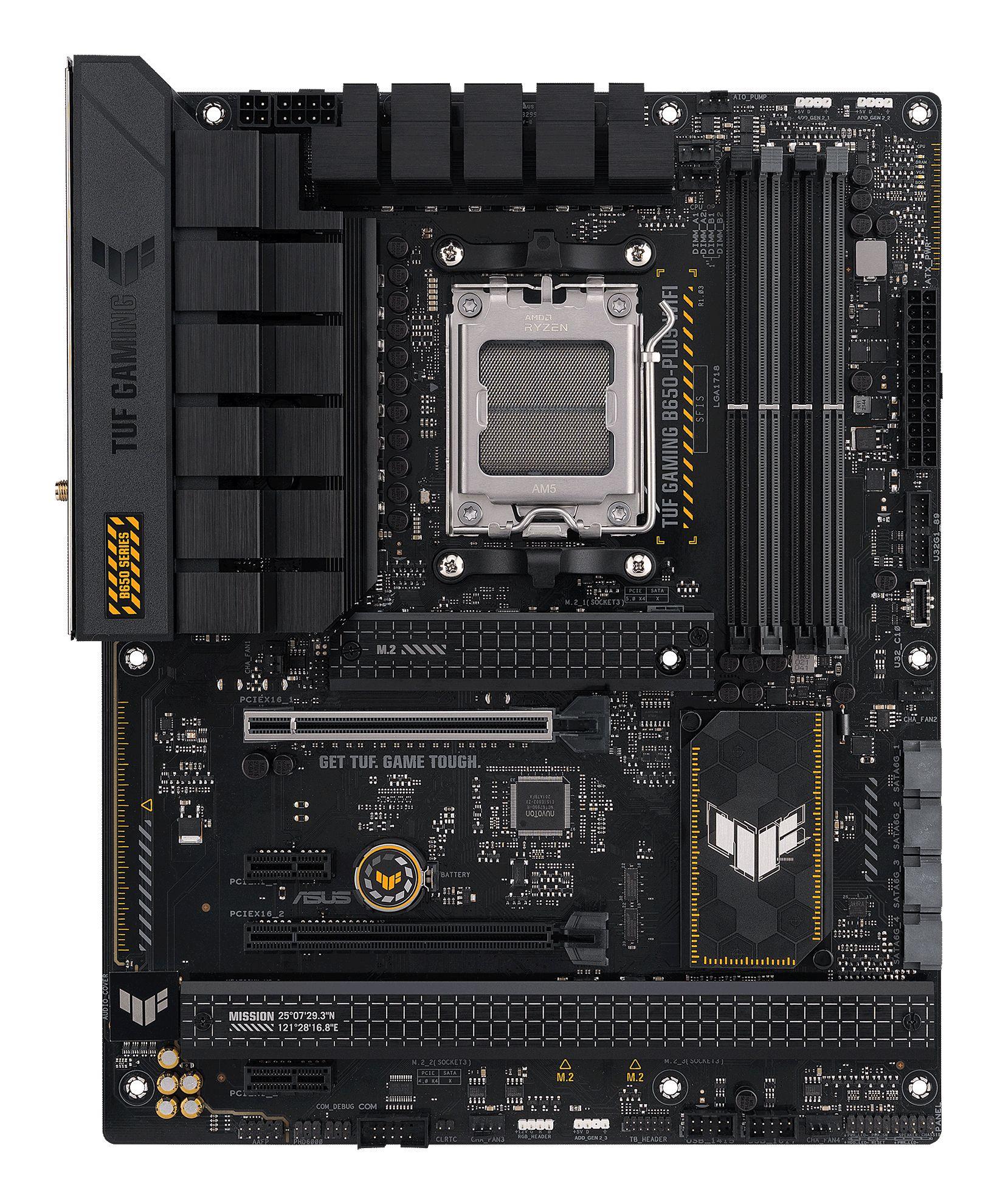 Motherboard ASUS TUF GAMING B650-PLUS WIFI (AM5 - AMD Ryzen 7000 Series - ATX - Preto), miniatura 2