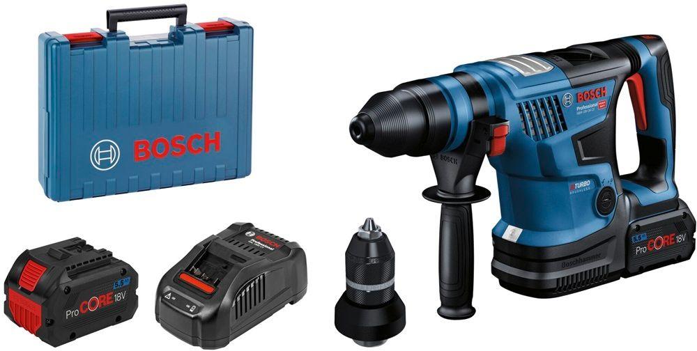 Martelo Perfurador BOSCH GBH 18V-34 CF Professional (Preto e Azul), miniatura 5