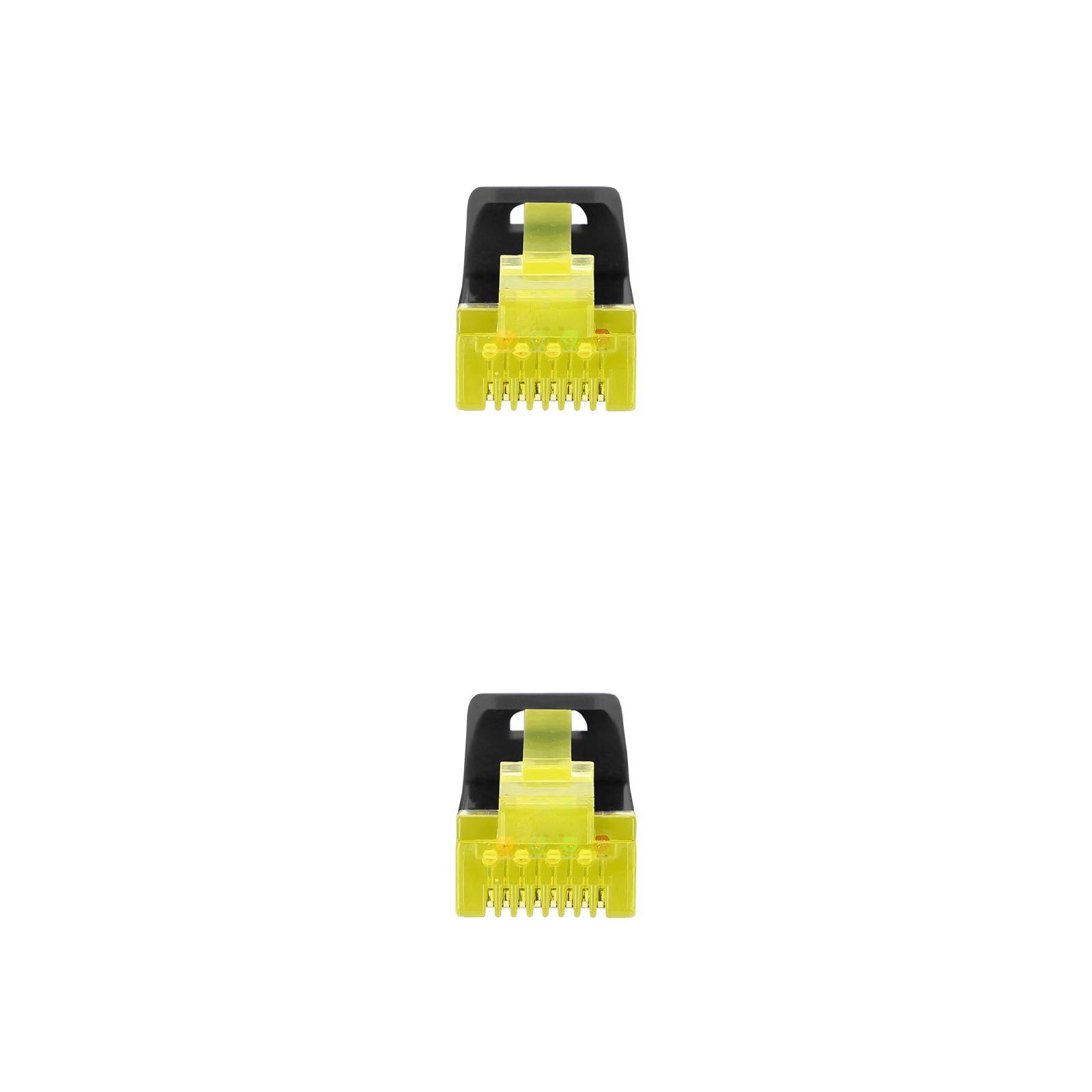 Cabo de Rede RJ45 NANO CABLE 10.20.1900-L25-BK (0,25 m - Cat6A - RJ-45 - Preto), miniatura 3