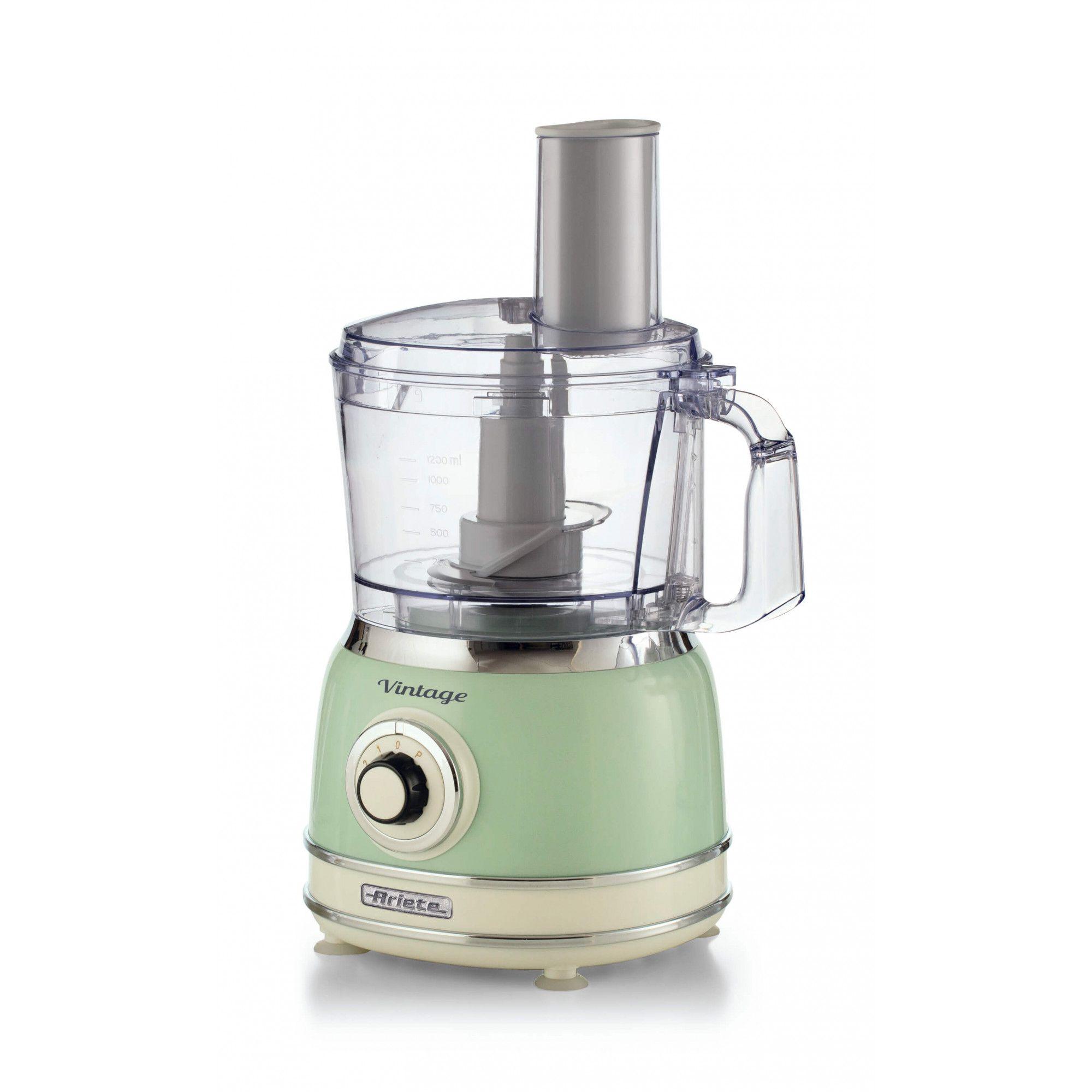 Robô de Cozinha ARIETE Vintage Line 1781/04 (Altura 34 cm - Verde)