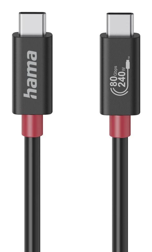 Cabo USB-C HAMA 00200799 (1 m - USB C - Preto)